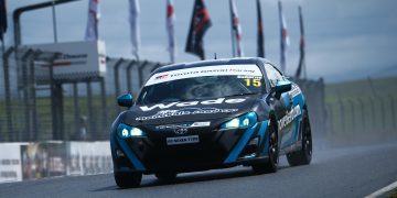 Clay Osborne racing Toyota 86 at Hampton Downs