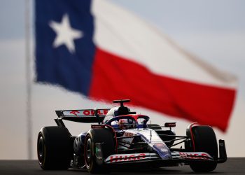 AUSTIN, TEXAS - OCTOBER 18: Liam Lawson of New Zealand driving the (40) Visa Cash App RB VCARB 01 on track during Sprint Qualifying ahead of the F1 Grand Prix of United States at Circuit of The Americas on October 18, 2024 in Austin, Texas. (Photo by Chris Graythen/Getty Images) // Getty Images / Red Bull Content Pool // SI202410190004 // Usage for editorial use only //