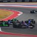 AUSTIN, TEXAS - OCTOBER 20: Liam Lawson of New Zealand driving the (40) Visa Cash App RB VCARB 01 leads Zhou Guanyu of China driving the (24) Kick Sauber C44 Ferrari on track during the F1 Grand Prix of United States at Circuit of The Americas on October 20, 2024 in Austin, Texas. (Photo by Mark Sutton/Getty Images) // Getty Images / Red Bull Content Pool // SI202410200607 // Usage for editorial use only //