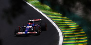 SAO PAULO, BRAZIL - NOVEMBER 01: Liam Lawson of New Zealand driving the (30) Visa Cash App RB VCARB 01 on track during practice ahead of the F1 Grand Prix of Brazil at Autodromo Jose Carlos Pace on November 01, 2024 in Sao Paulo, Brazil. (Photo by Mark Thompson/Getty Images) // Getty Images / Red Bull Content Pool // SI202411010395 // Usage for editorial use only //