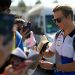 ABU DHABI, UNITED ARAB EMIRATES - DECEMBER 08: Liam Lawson of New Zealand and Visa Cash App RB greets fans as he arrives in the Paddock prior to the F1 Grand Prix of Abu Dhabi at Yas Marina Circuit on December 08, 2024 in Abu Dhabi, United Arab Emirates. (Photo by Rudy Carezzevoli/Getty Images) // Getty Images / Red Bull Content Pool // SI202412080065 // Usage for editorial use only //