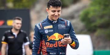 Isack Hadjar #10 Hitech GP, during round seven of the FIA Formula 2 Championship at Circuit de Barcelona-Catalunya, on Jun 2-4, 2023. // Dutch Photo Agency / Red Bull Content Pool // SI202306020850 // Usage for editorial use only //