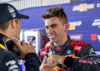 Broc Feeney is seen during stop 1 of the Supercars Championship on the Mount Panorama, Bathurst, New South Wales, Australia. Feb 24, 2024. // Mark Horsburgh / Red Bull Content Pool // SI202403040960 // Usage for editorial use only //